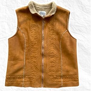 Small Tradition Vintage Brown Grandma Vest